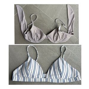 Abercrombie & Fitch Bikini Top Bundle Womens Sz Large L  Swimwear Underwire